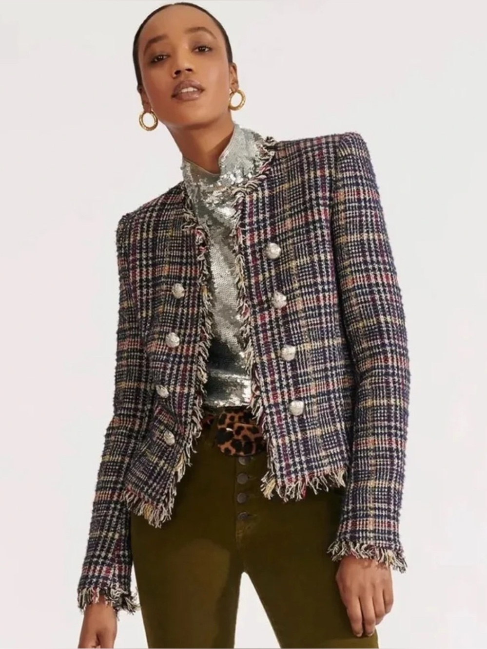 VERONICA BEARD JERRY DICKIE JACKET MUlTI NAVY